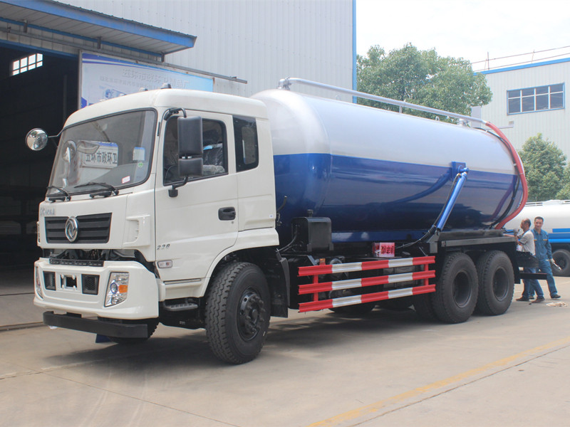 东风专底D913后双桥吸污车