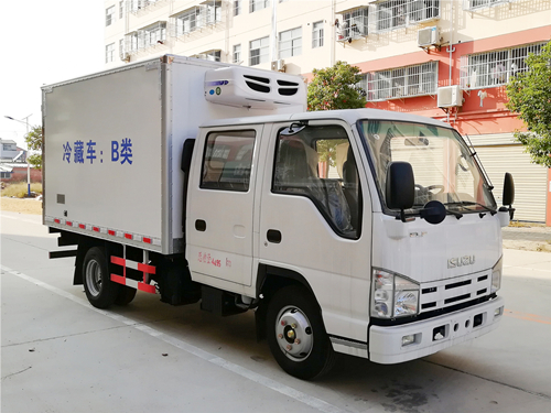 五十铃双排座冷藏车